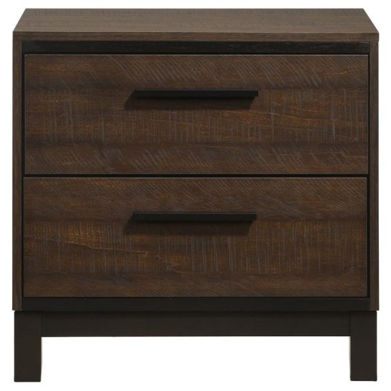 Edmonton 4-piece California King Bedroom Set Rustic Tobacco