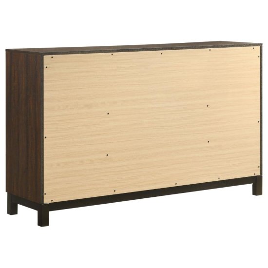 Edmonton 4-piece California King Bedroom Set Rustic Tobacco