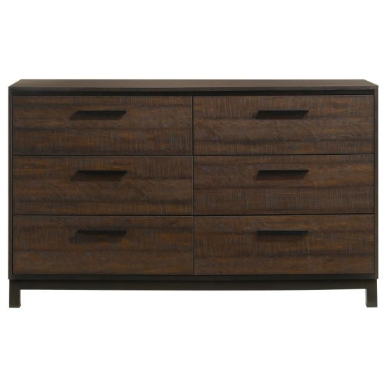 Edmonton 4-piece Queen Bedroom Set Rustic Tobacco