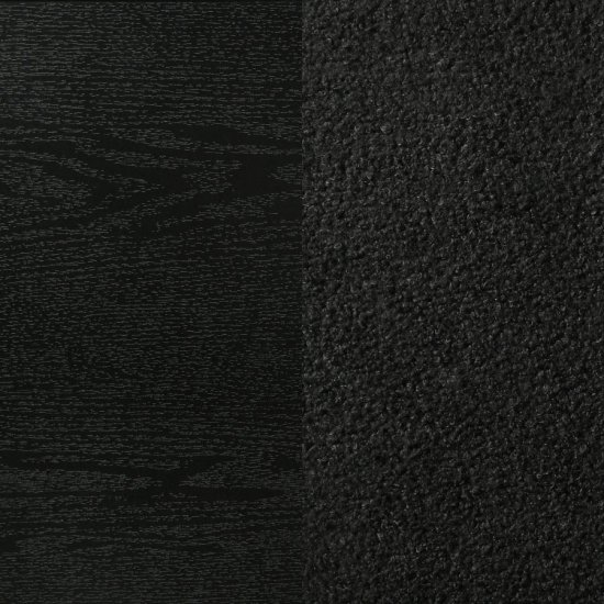 Miranda 54-inch Upholstered Queen Panel Bed Black