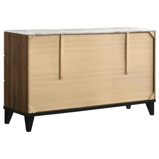 Mays 4-piece Queen Bedroom Set Walnut