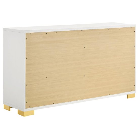 Marceline 4-piece Eastern King Bedroom Set White