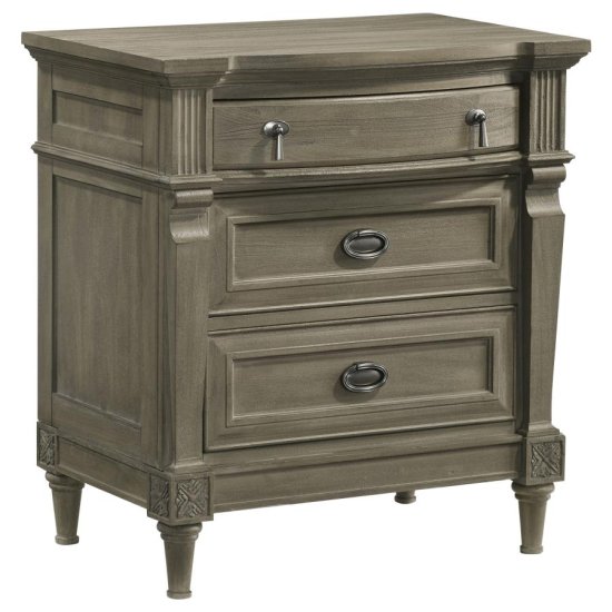 Alderwood 4-piece Queen Bedroom Set French Grey