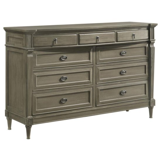 Alderwood 4-piece Queen Bedroom Set French Grey