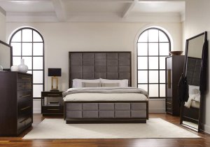 (image for) Durango 4-piece Queen Bedroom Set Smoked Peppercorn