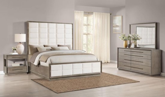 (image for) Durango 4-piece California King Bedroom Set Washed Oak