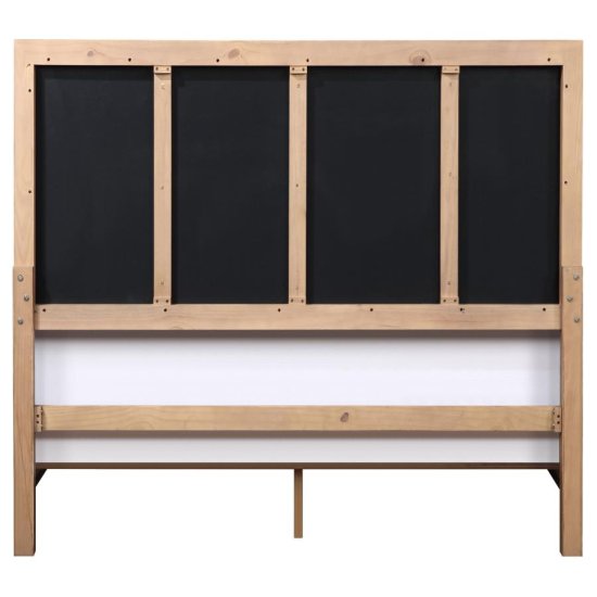 Taylor Wood Eastern King Panel Bed Light Honey Brown