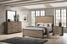 (image for) Baker 4-piece Eastern King Bedroom Set Light Taupe