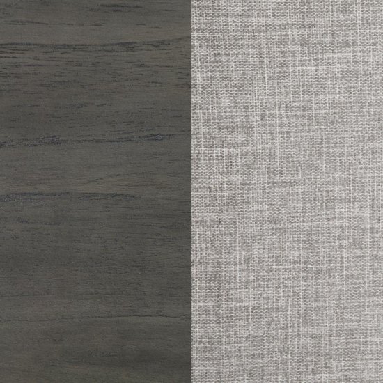 Kieran Wood Eastern King LED Panel Bed Grey