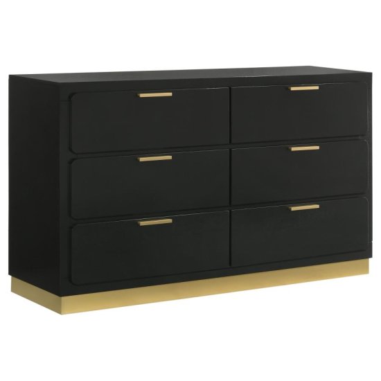 Caraway 4-piece Queen Bedroom Set Black