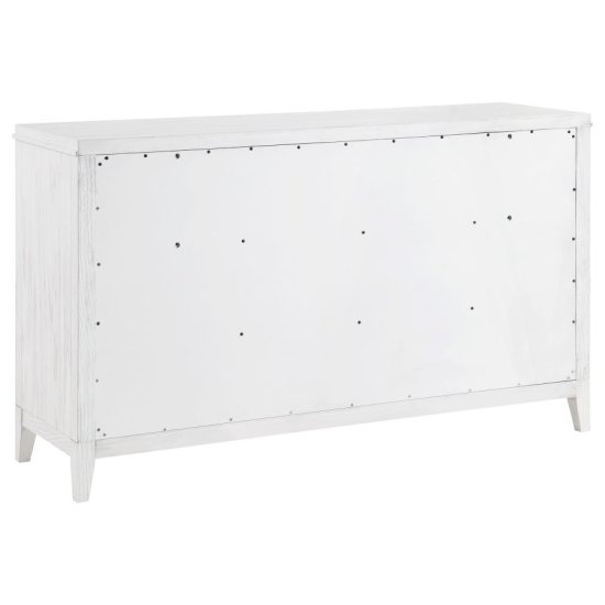 Marielle 4-piece Eastern King Bedroom Set Distressed White 