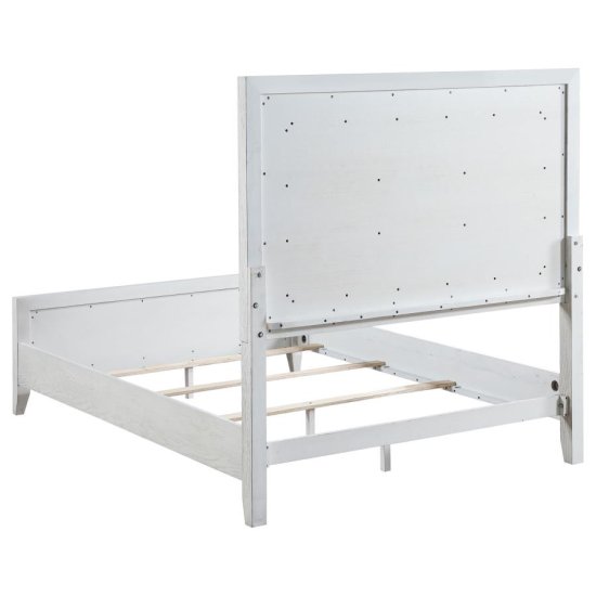 Marielle 4-piece Cal King Bedroom Set Distressed White 