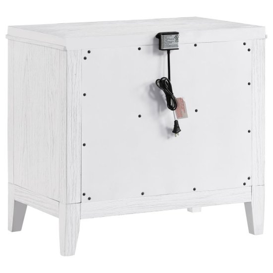 Marielle 4-piece Queen Bedroom Set Distressed White 