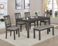 2325SET-GY Paige Dinette 6 Pc.