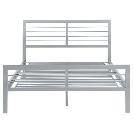 Cooper Metal Full Open Frame Bed Silver