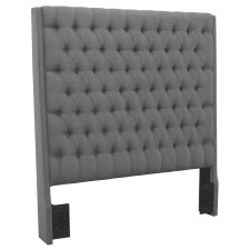 (image for) Camille Upholstered Queen Panel Headboard Grey