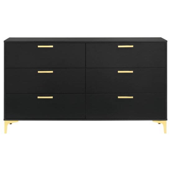 Kendall 4-piece Eastern King Bedroom Set Black