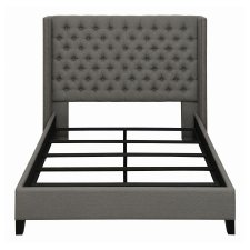 (image for) Bancroft Upholstered Full Wingback Headboard Grey