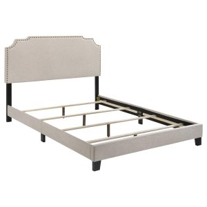 (image for) Tamarac Upholstered Full Panel Bed Beige