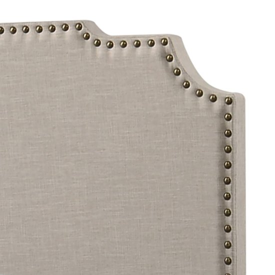 Tamarac Upholstered Eastern King Panel Bed Beige