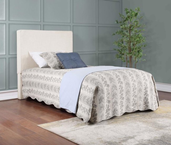 Modal Additional Images for Kosmo Upholstered Twin Panel Headboard Sand