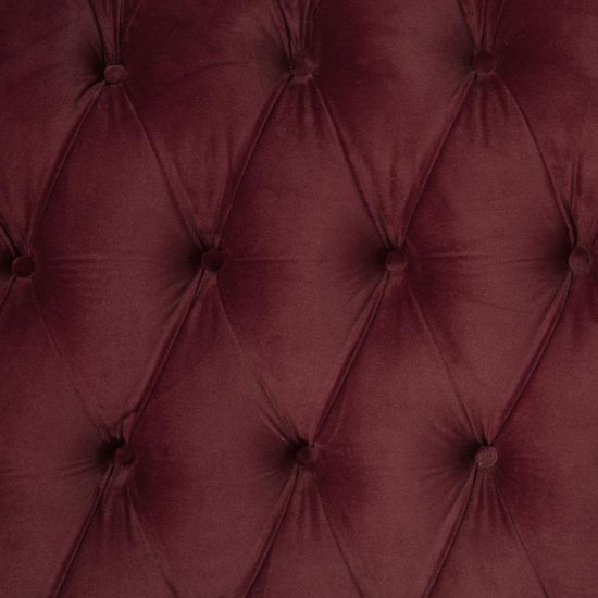 Modal Additional Images for Devon 57-inch Upholstered Eastern King Panel Bed Wine Red