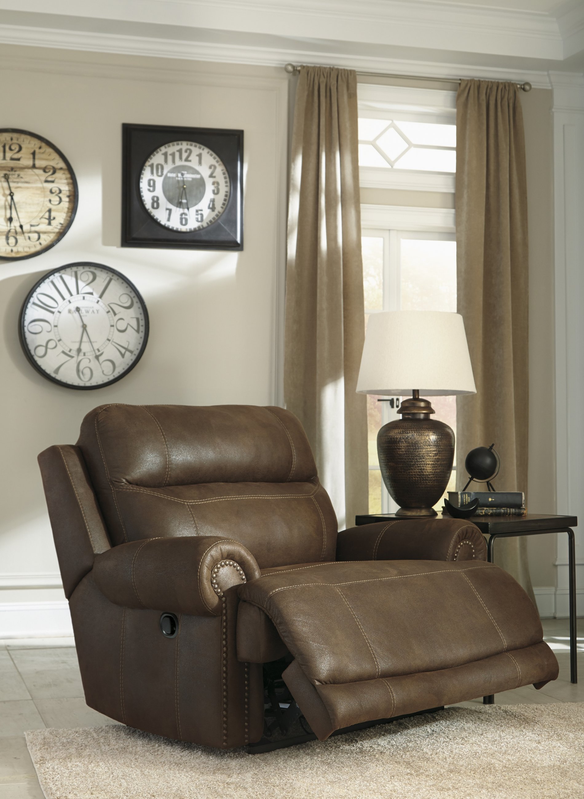 38400 Austere Brown Recliner - Click Image to Close