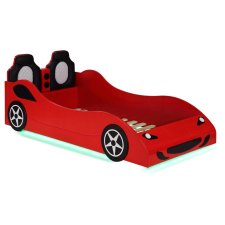 (image for) Cruiser Wood Twin LED Car Bed Red
