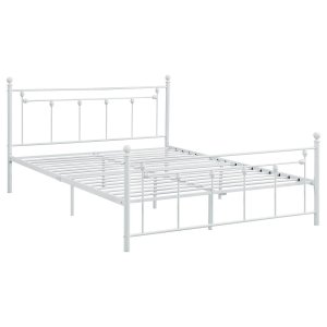 (image for) Canon Metal Queen Open Frame Bed White