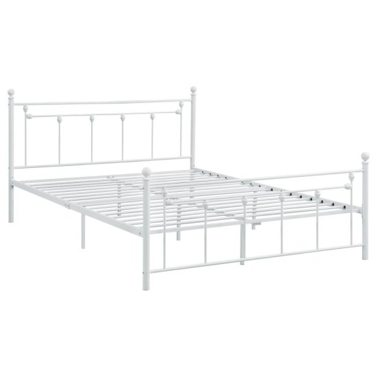 (image for) Canon Metal Queen Open Frame Bed White
