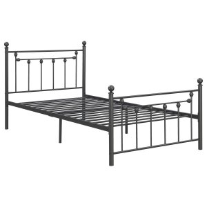 (image for) Canon Metal Twin Open Frame Bed Gunmetal