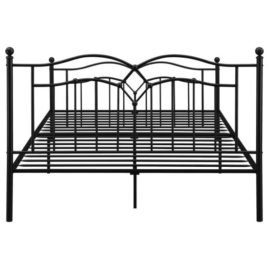 Klossen Metal Queen Open Frame Bed Black