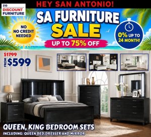 (image for) Queen Bed, Dresser and Mirror