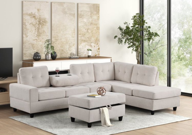 Heights Reversible w/ Ottoman