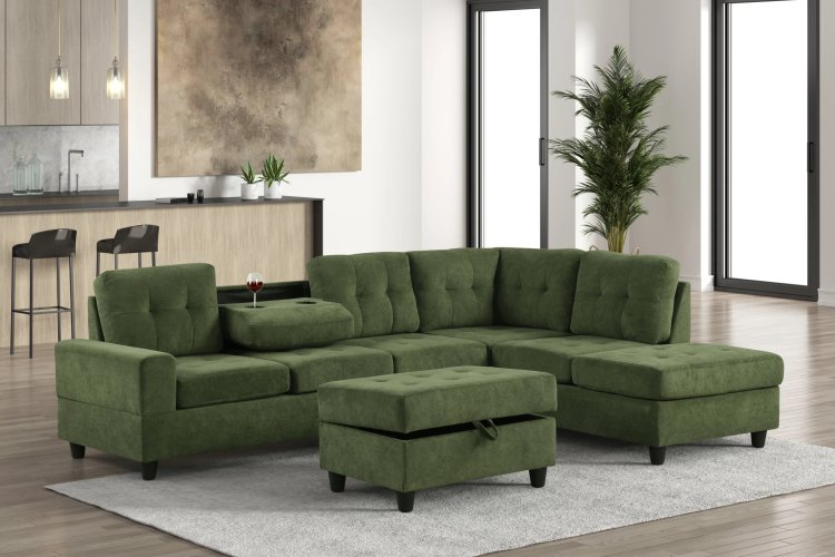 Heights Reversible w/ Ottoman