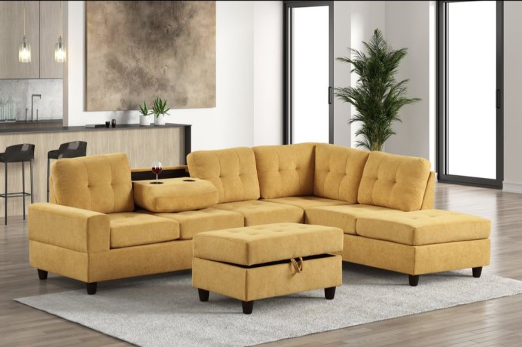 Heights Reversible w/ Ottoman