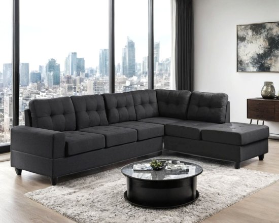 (image for) James Sectional in 4 Color Options
