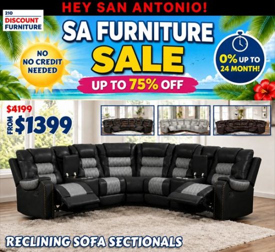 (image for) Reclining Sectional