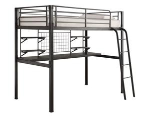 400706T Twin Loft Bed - Click Image to Close
