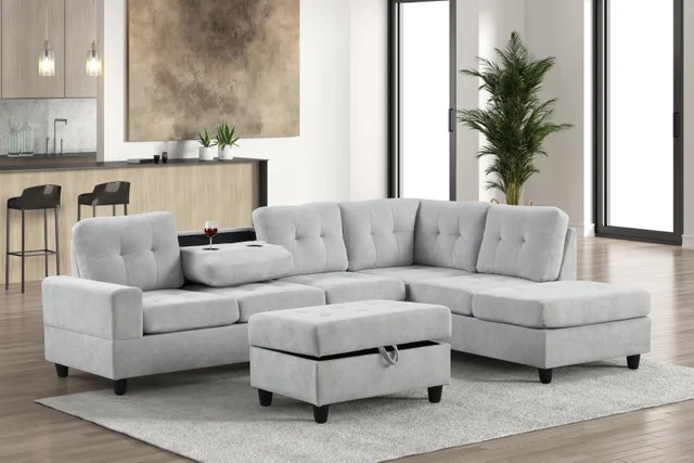 Heights Reversible w/ Ottoman